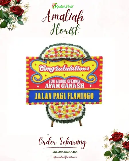 Sewa Papan Bunga 13 Ilir